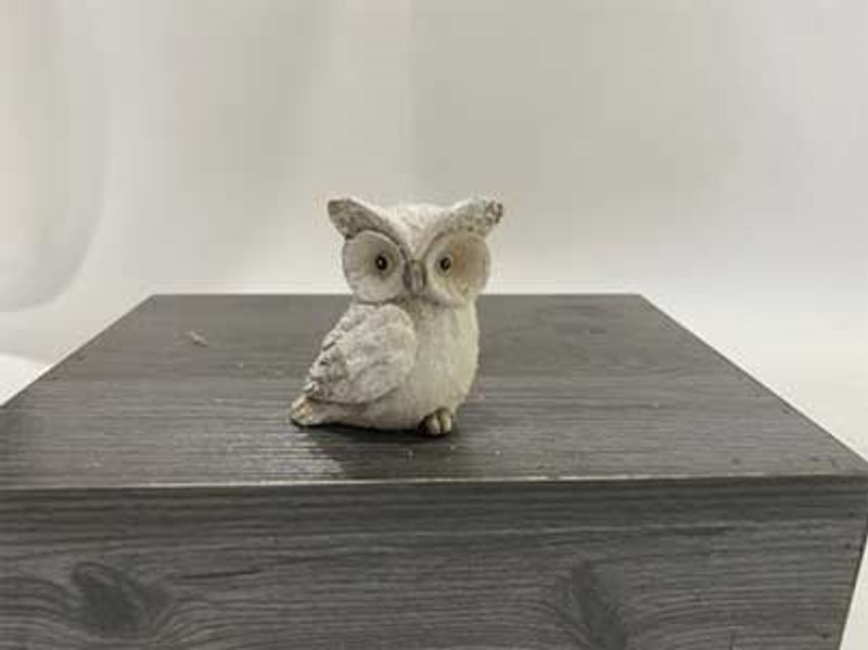Dekorační sova X4295/1 - 7.6 x 4.9 x 8.4 cm