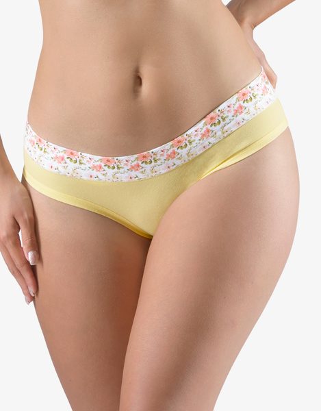 GINA dámské kalhotky francouzské, bokové, s potiskem Disco XVIII 14161P