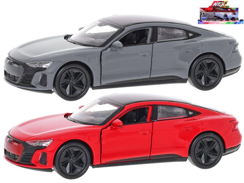 Auto model Audi RS E-Tron GT 12cm kov zpětný chod 2 barvy