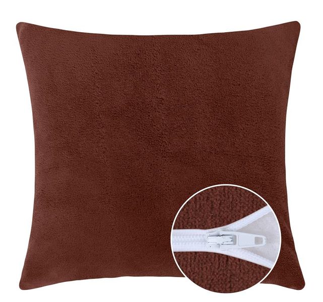 Povláček MIKRO jednobarevný Hnědá povláček / 017 40x40 cm