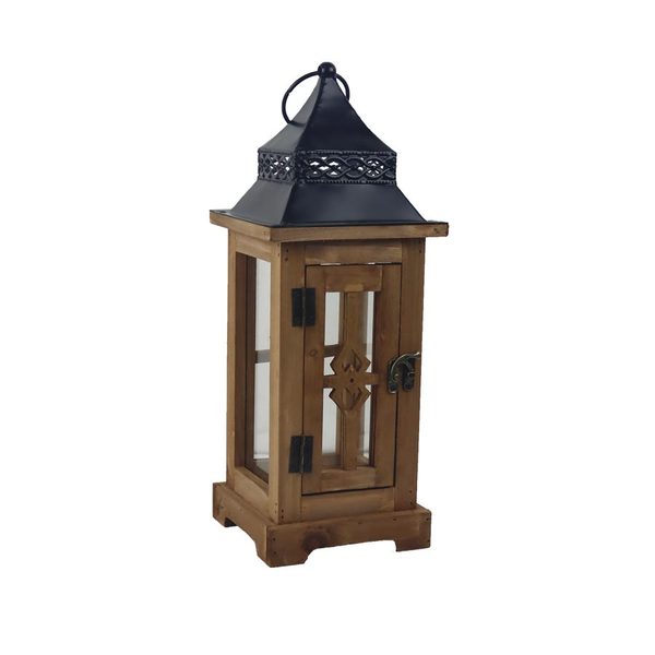 Dřevěná lucerna D7921/A - 15*15*38.5