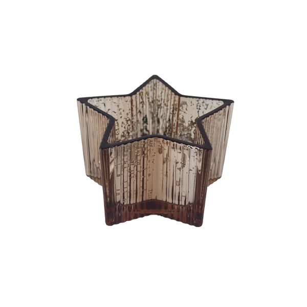 Dekorační svícen hvězda S0508/2 - 11×0×7 cm