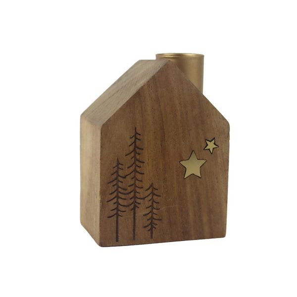 Svícen na svíčku D7509 - 6.50 × 4.50 × 8.50 cm