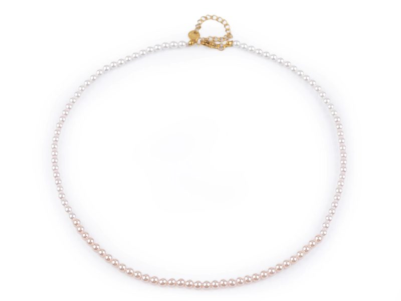 Perlový náhrdelník kombinace barev