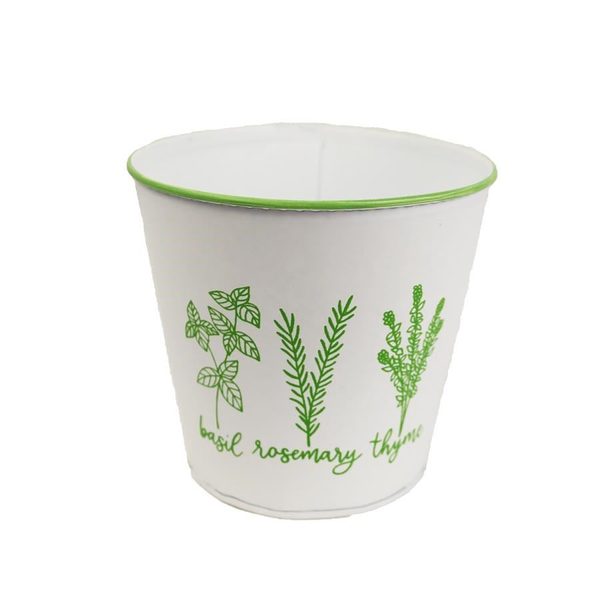 Plechový květináč K2904/1 - dia13 x12 cm