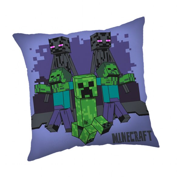 Polštářek Minecraft Mobs coming for you 40x40 cm