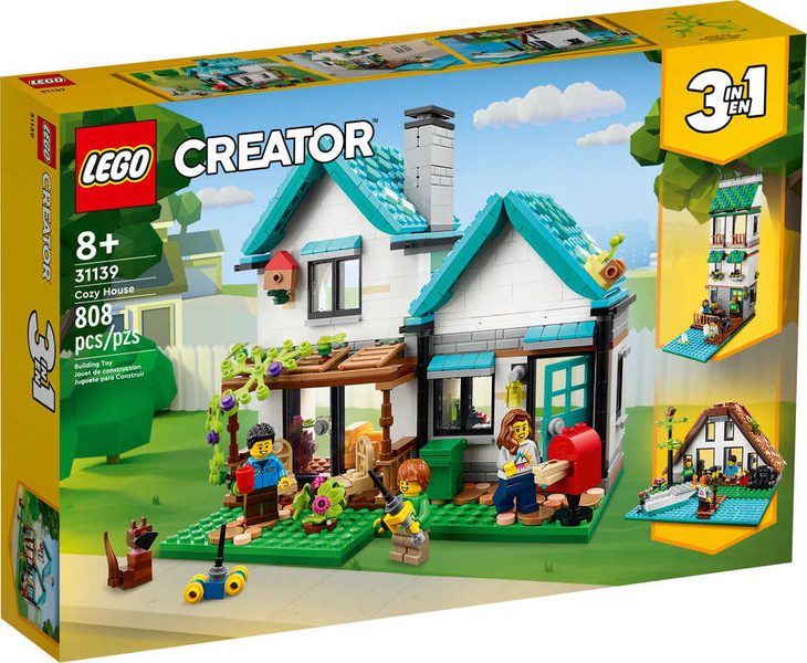 LEGO CREATOR Útulný domek 3v1 31139