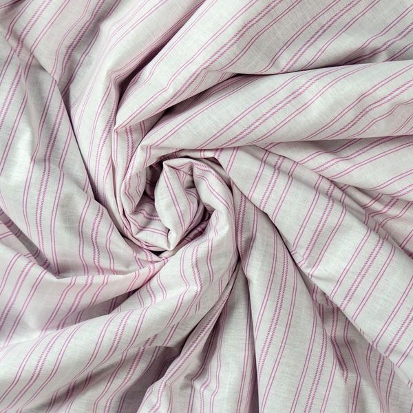 Bavlněné napínací prostěradlo 180x200cm růžový proužek