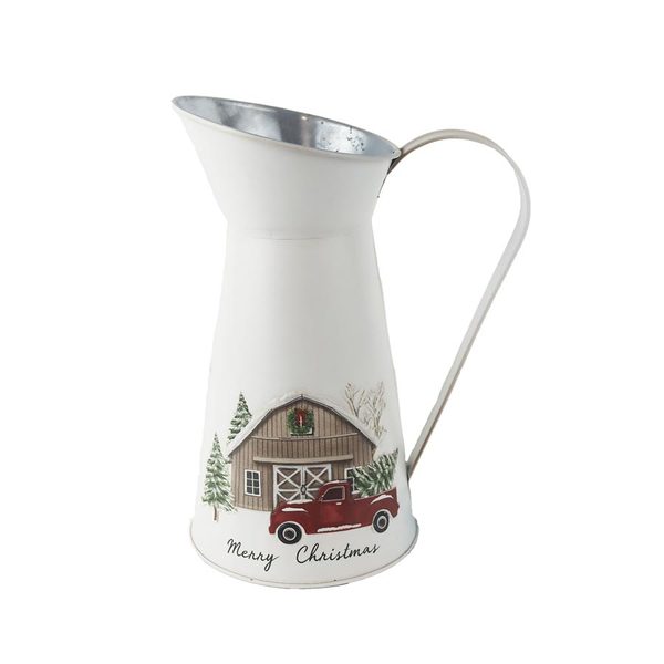 Plechová konvička K4488 - 21 × D14 × H25/26.5/28 cm