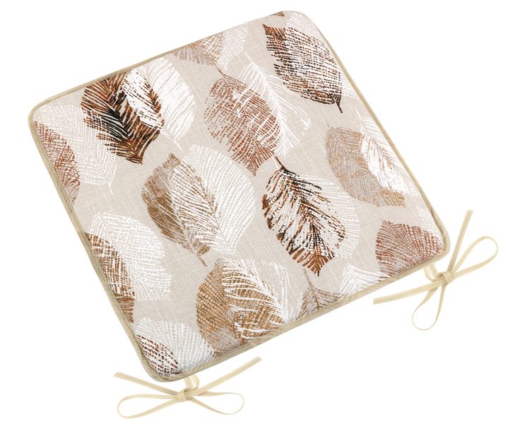 Sedák EMA hladký Béžová,Hnědá 34/565 40x40 cm