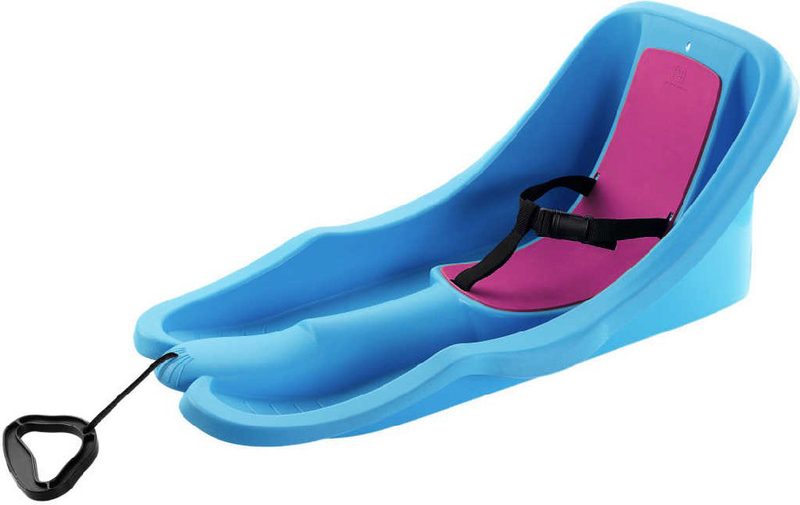 Boby Baby Rider s opěrkou (modré, popruhy) ACRA