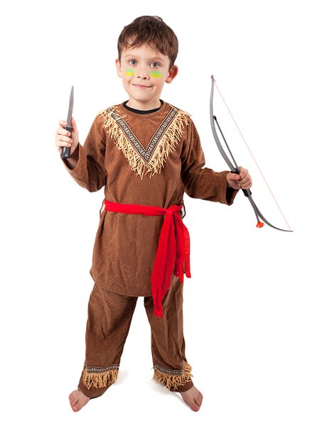 Karnevalový kostým indián, dětský, vel. M