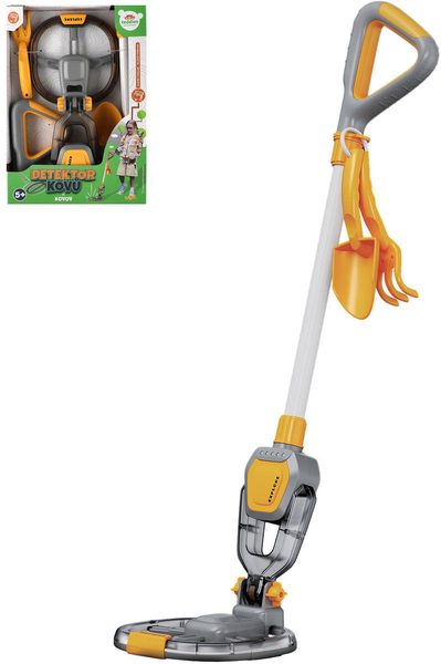 Detektor kovů malý hledač pokladů plastový na baterie Světlo Zvuk