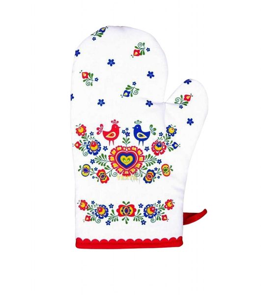 Kuchyňská chňapka Folklor červená 1 ks 18x28 cm