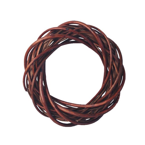 Dekorační věnec hnědý (40 cm, P1111-40H)
