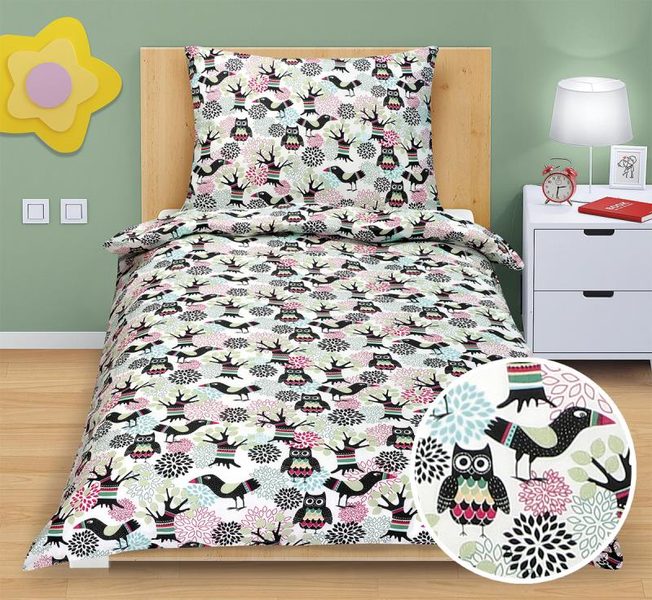 Povlečení bavlněné Junior Béžová 90/056 140x200, 70x90 cm