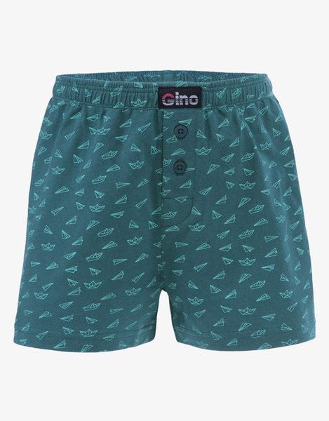 GINA dětské trenky volné chlapecké, šité, s potiskem 65016P