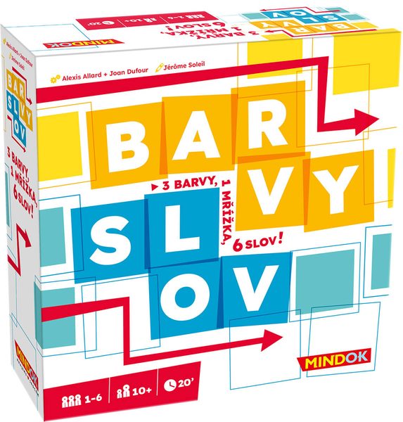 MINDOK HRA Barvy slov *SPOLEČENSKÉ HRY*