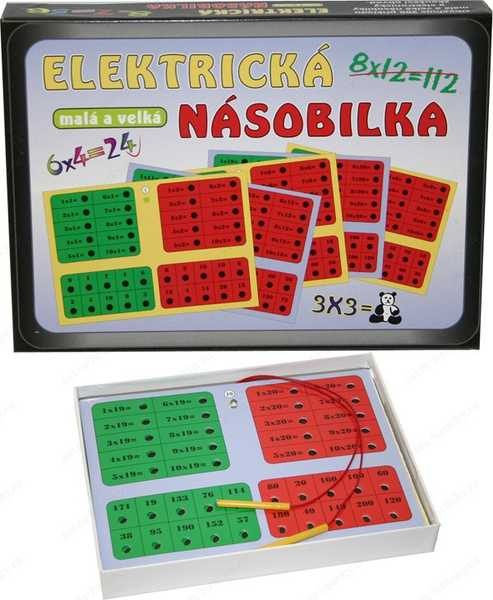 Elektronická hra NÁSOBILKA