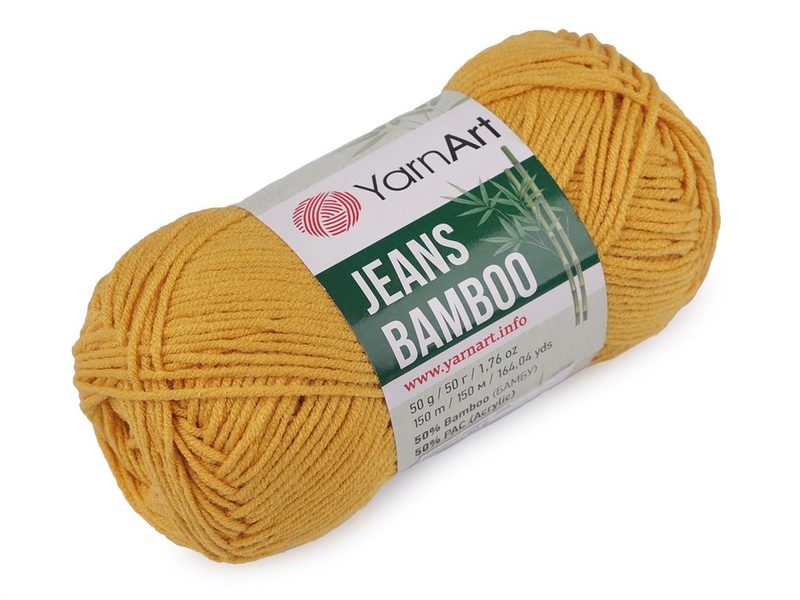 Pletací příze Jeans Bamboo 50 g