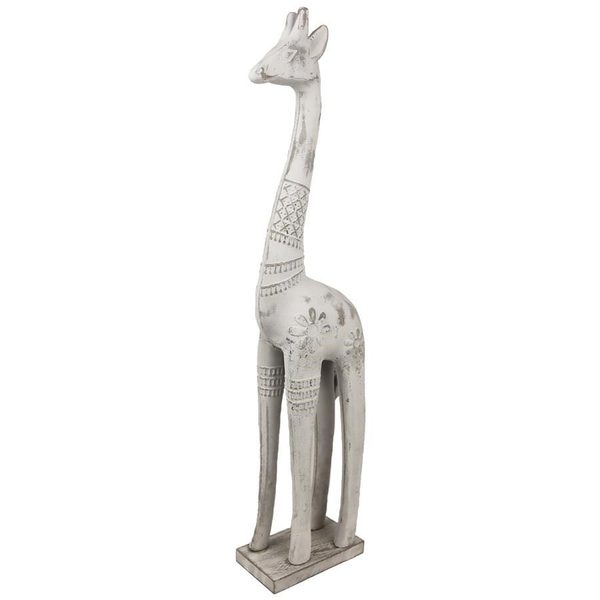 Dekorace žirafa D5362 - 13.5 × 10 × 57.5 cm