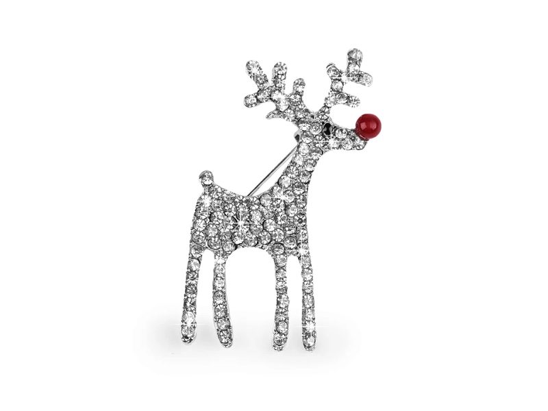 Brož sob s broušenými kamínky