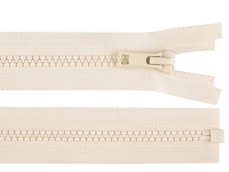 Kostěný zip YKK No 5 délka 60 cm bundový