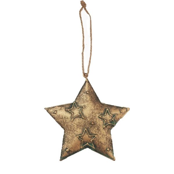 Hvězda k zavěšení K3504-29 - 10 × 10 × 1 cm