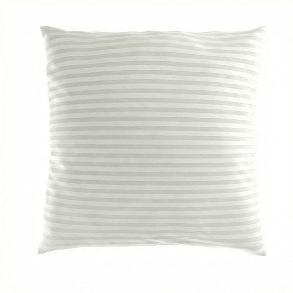 Povlak na polštář Atlas grádl 1cm proužek bílý