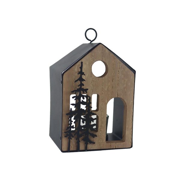 Dekorační svícen domeček K4526 - 9.00 × 7.00 × 14.00 cm