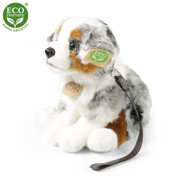 Plyšový pes australský ovčák 27 cm ECO-FRIENDLY