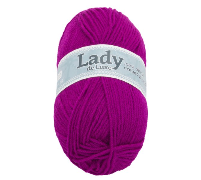 Příze LADY de Luxe Vínová 947 100g / 238 m