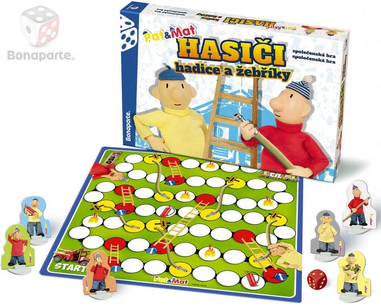 Hra Hasiči hadice a žebříky Pat a Mat