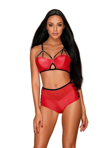 SEXY set Leatheria set red