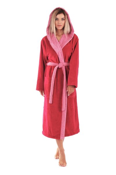 Župan Tampa duo s kapucí malinový 39 59 3430