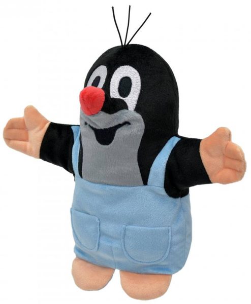 MORAVSKÁ ÚSTŘEDNA Krtek (Krteček) maňásek 20cm v kalhotkách PLYŠ