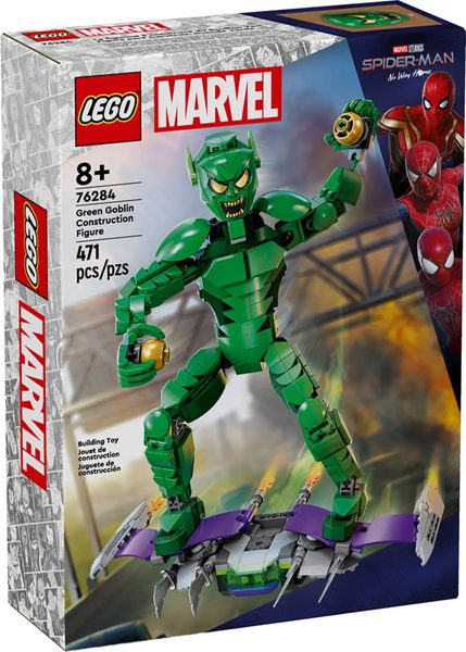 LEGO Marvel sestavitelná figurka Zelený Goblin 76284