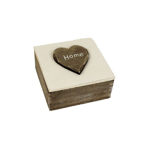 D1584 Dřevěný box HOME