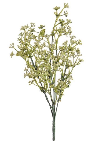Umělá kytice kuličky populus 33cm - zelená