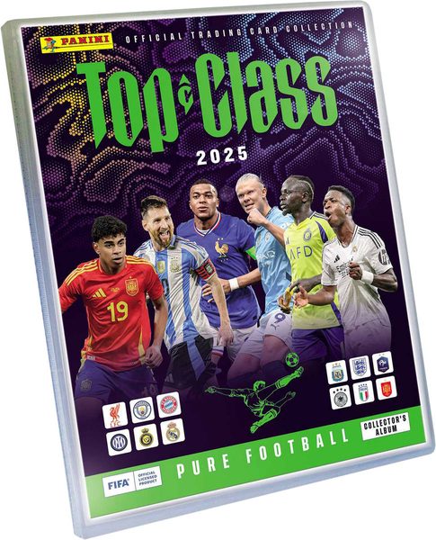PANINI TOP CLASS 2025 Sběratelské album na 540 karet
