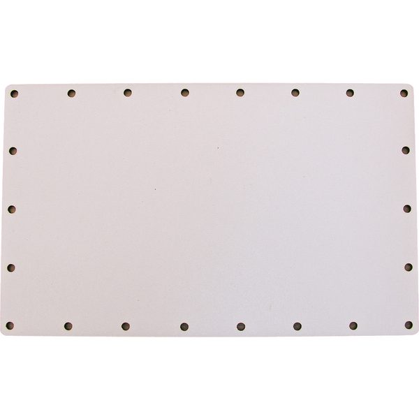 sololak bílý obd.18x11cm s otvory - 18x11 cm