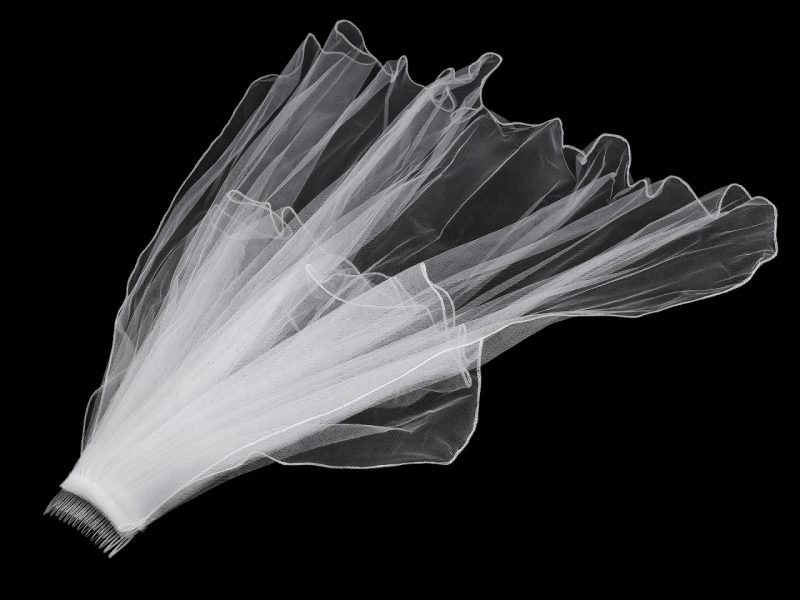 Závoj s hřebenem - na párty / rozlučku se svobodou