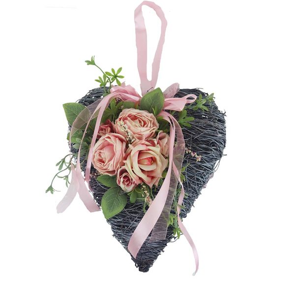 Dekorační srdce k zavěšení P2397 - 25*9*30CM