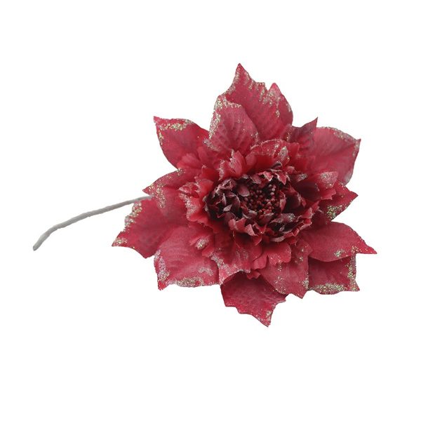 Dekorační květ X7626-08 - 25 × 13 × 6 cm