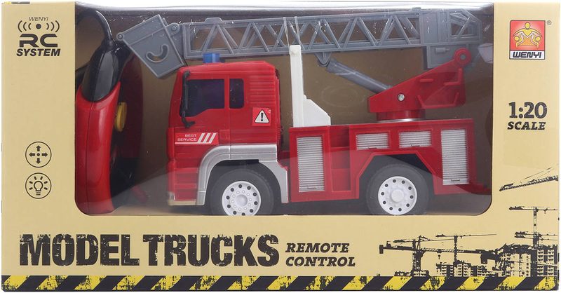 RC Auto požární na vysílačku 27MHz na baterie 1:20 Světlo