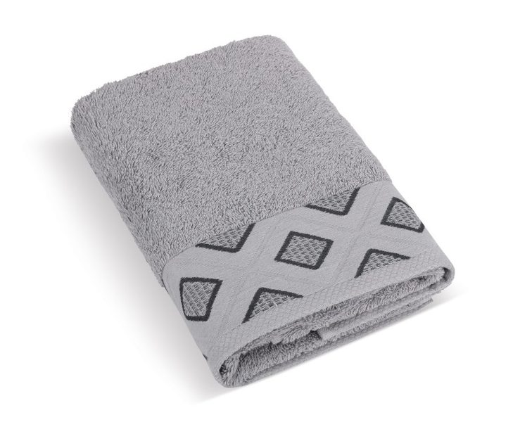Froté ručník a osuška kolekce Diamant Šedá D/044