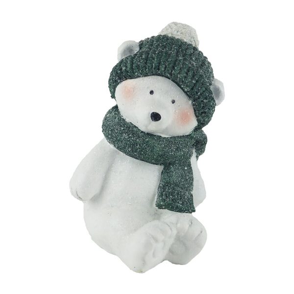 Dekorace medvídek X7510 - 14 × 12 × 18.5 cm