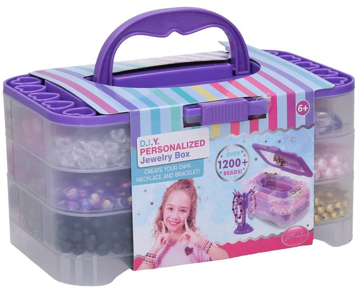 Tvorba náramků sada korálků v krabičce