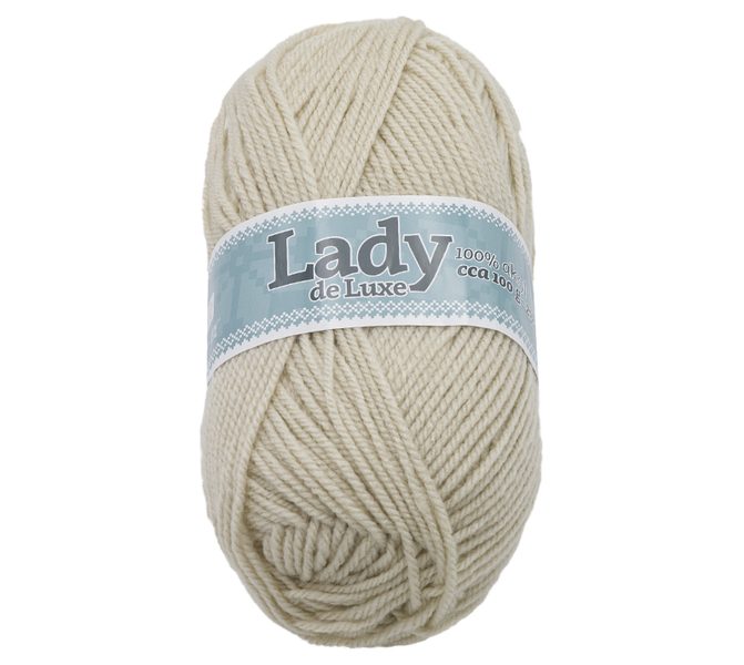 Příze LADY de Luxe Béžová 978 100g / 238 m