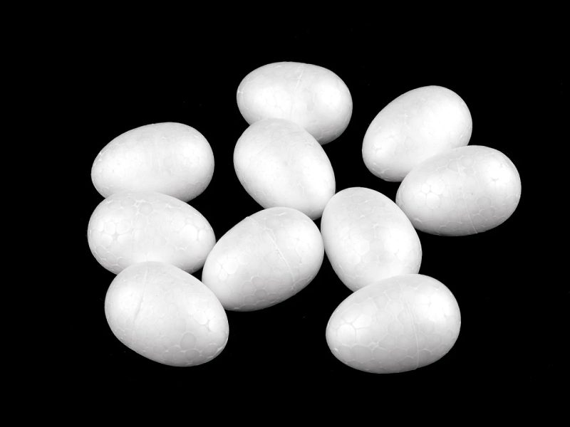 Vejce 3,5x5cm polystyren 10 kusů